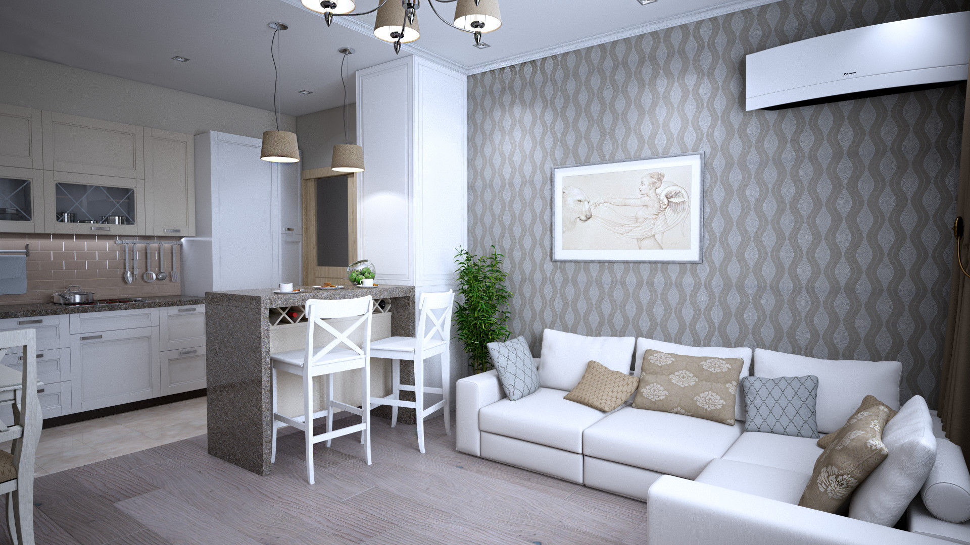 Дизайн-проект квартиры в г. Москве, SmaginVladimir SmaginVladimir Столовая комната в классическом стиле
