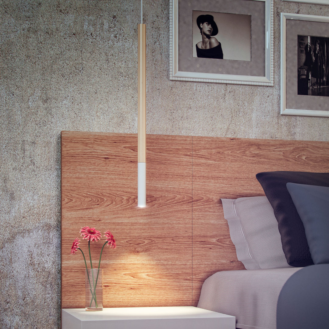 Progetti, irregolare irregolare Modern style bedroom Lighting