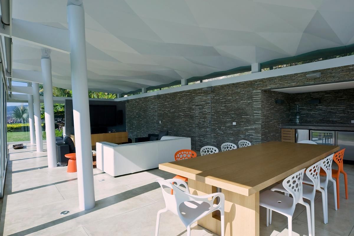 Caney, oda - oficina de arquitectura oda - oficina de arquitectura Modern Dining Room