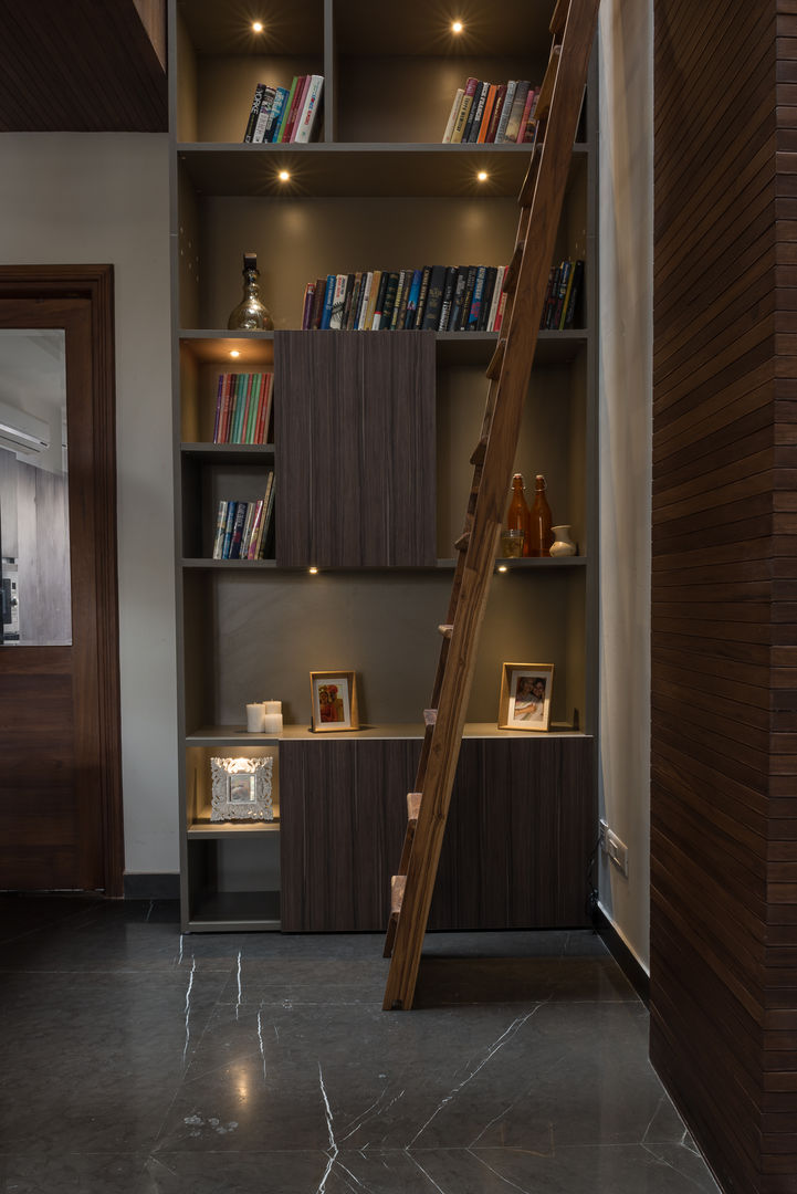 Tathastu_Residence, Design Plus Design Plus Oficinas y bibliotecas de estilo moderno