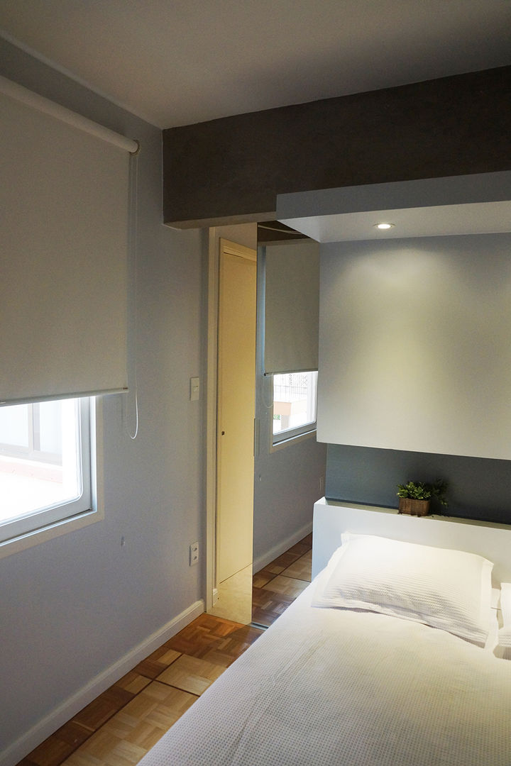 Apartamento 180°, Maxma Studio Maxma Studio 모던스타일 침실