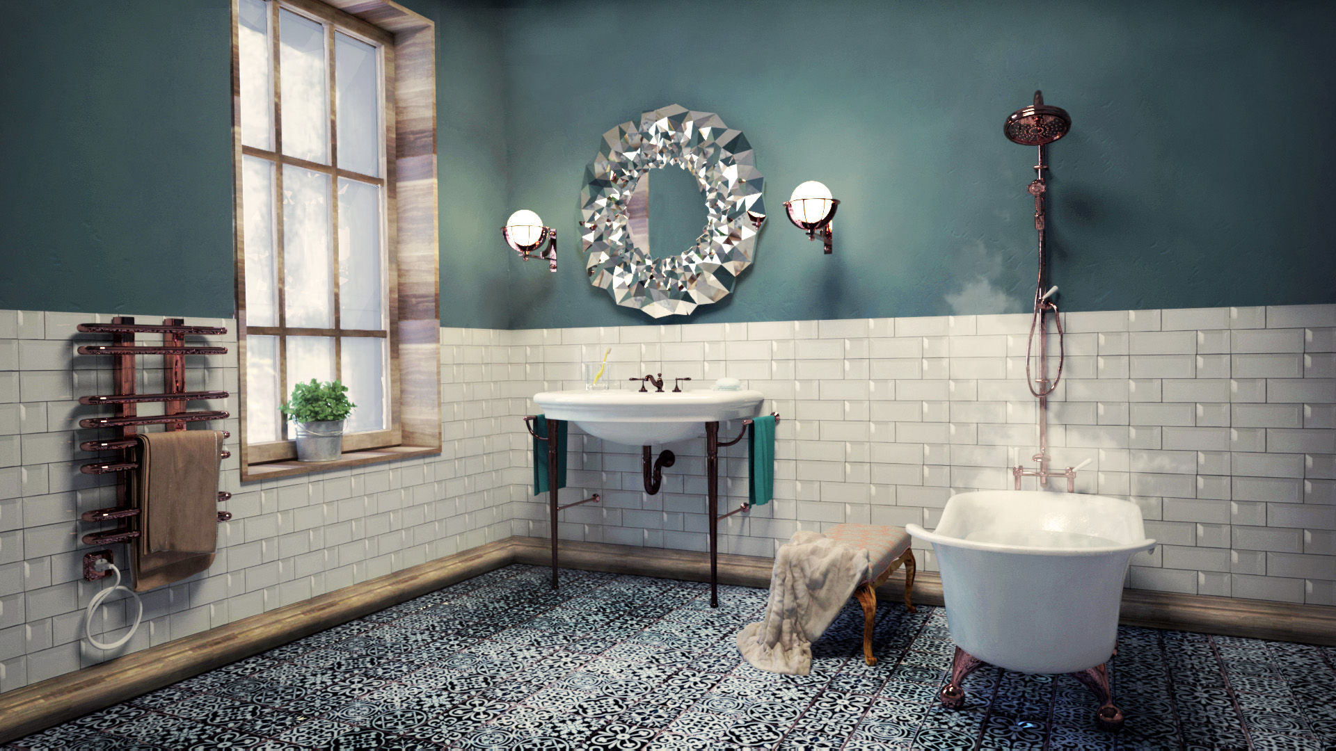 Relajación de un baño, SIMPLE actitud SIMPLE actitud Eclectic style bathrooms Pottery