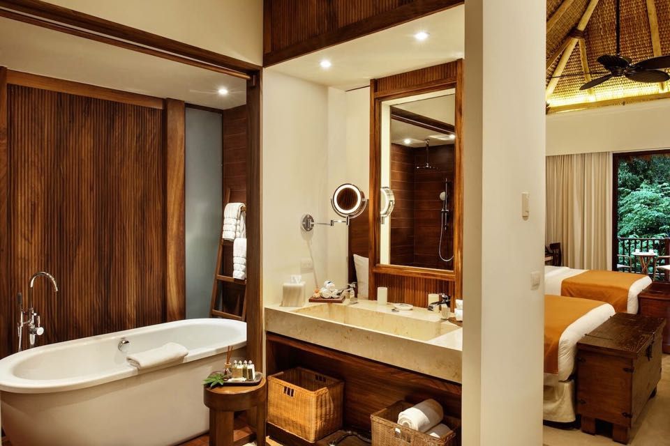 Hotel Matlali Selva, BR ARQUITECTOS BR ARQUITECTOS Bathroom لکڑی Wood effect