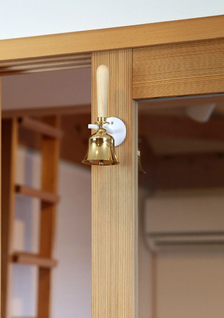 ドアベル ｢NEneシリーズ｣, 株式会社小泉製作所 株式会社小泉製作所 Eclectic style doors Wood Wood effect Doorknobs & accessories