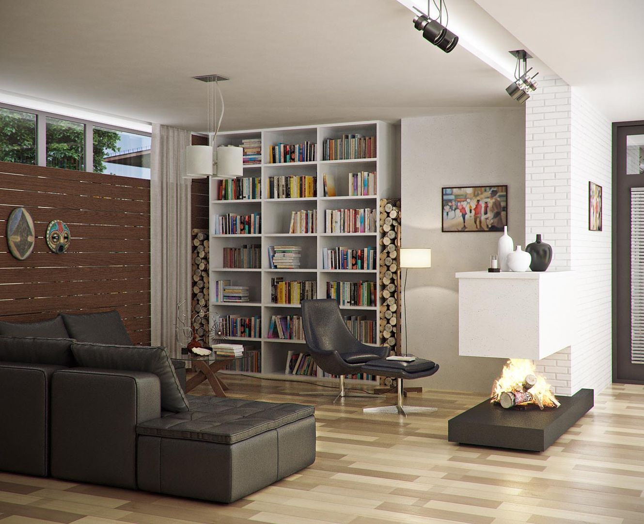 Городской дом, EFAS EFAS Modern living room