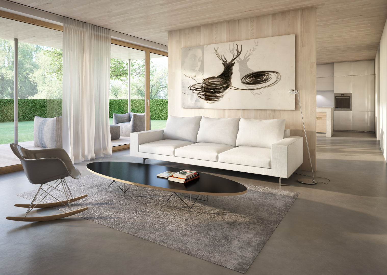 Innenarchitektur 3D-Visualisierung, winhard 3D winhard 3D Living room