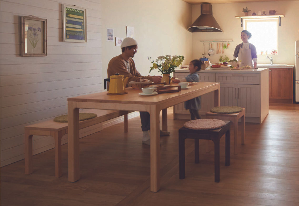 iR, MASAKAZU HORI DESIGN MASAKAZU HORI DESIGN Salle à manger originale Tables