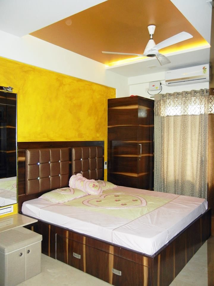 3BHK apartment, Interiors By Suniti Interiors By Suniti Modern style bedroom