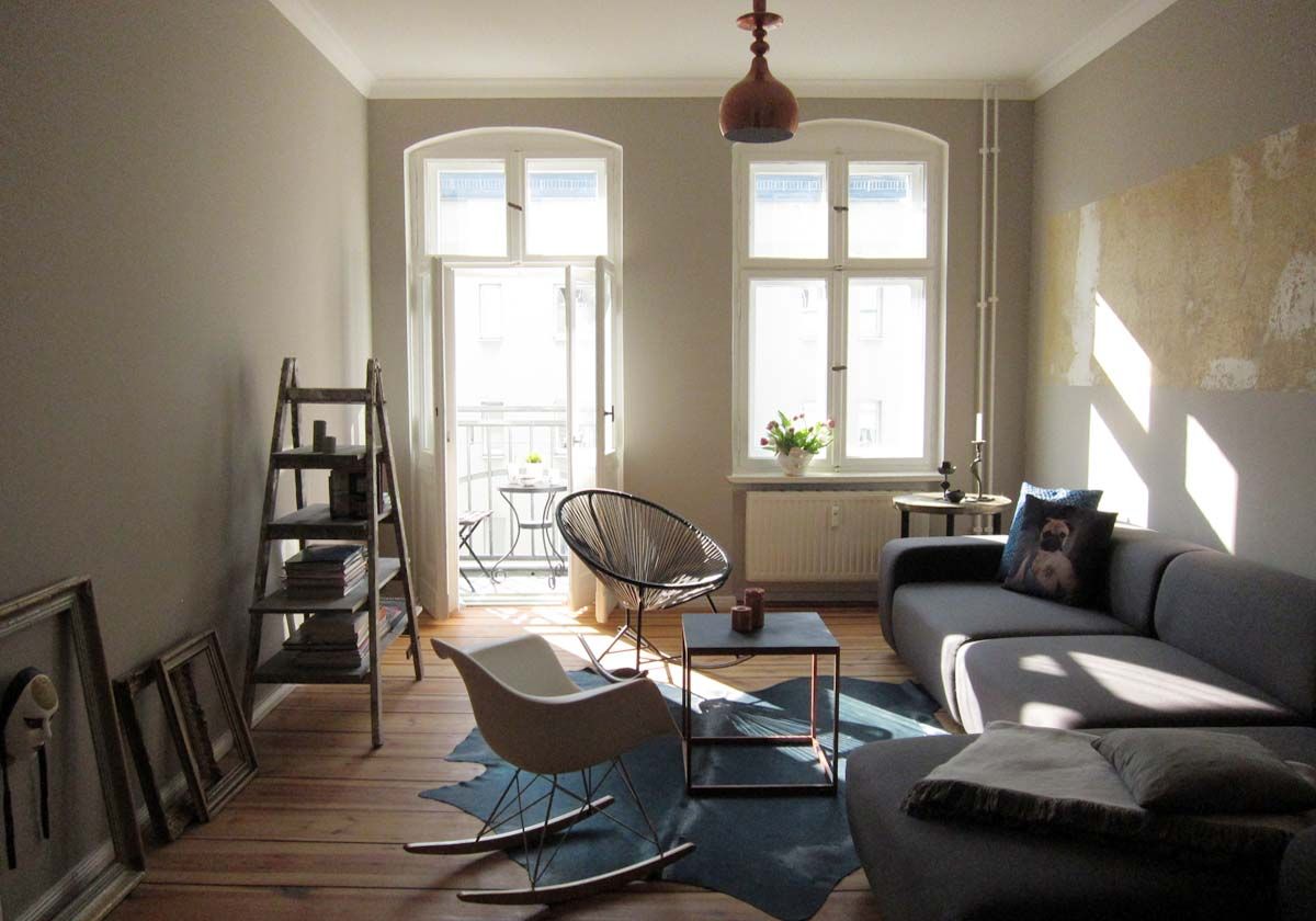 Apartment Berlin, Kosina Interiors Kosina Interiors ห้องนั่งเล่น