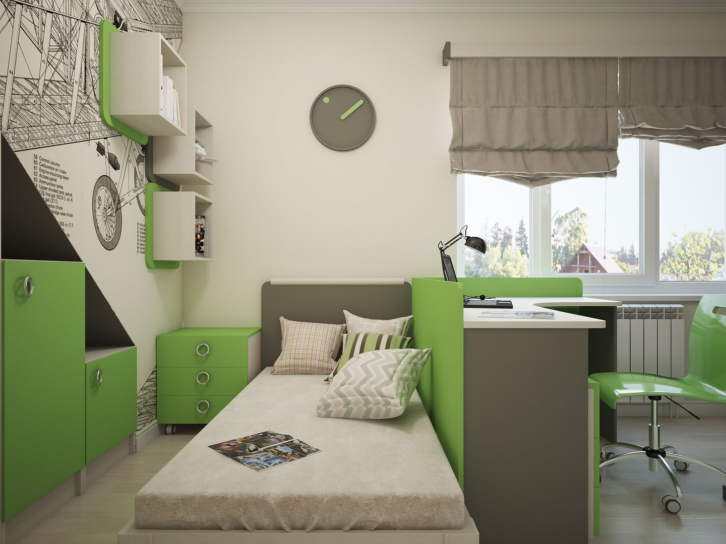 Дизайн-проект детской комнаты, Artstyle Artstyle Дитяча кімната