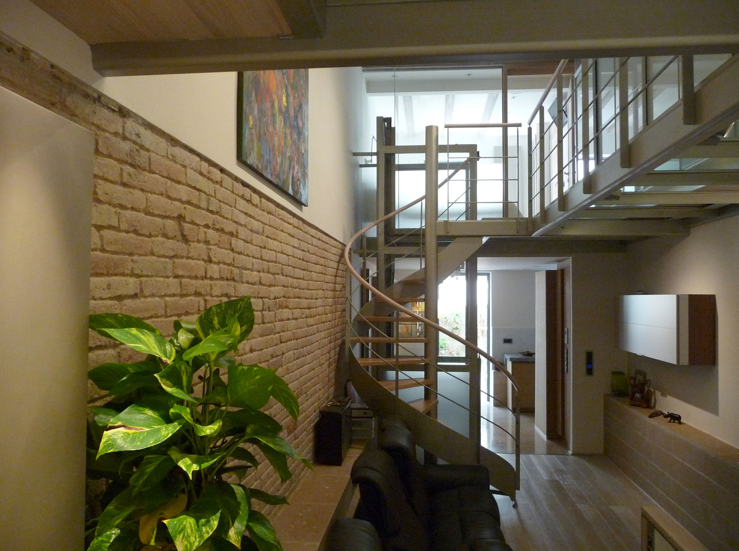 Loft Entenca Barcelona, gujber architekten gujber architekten Modern living room