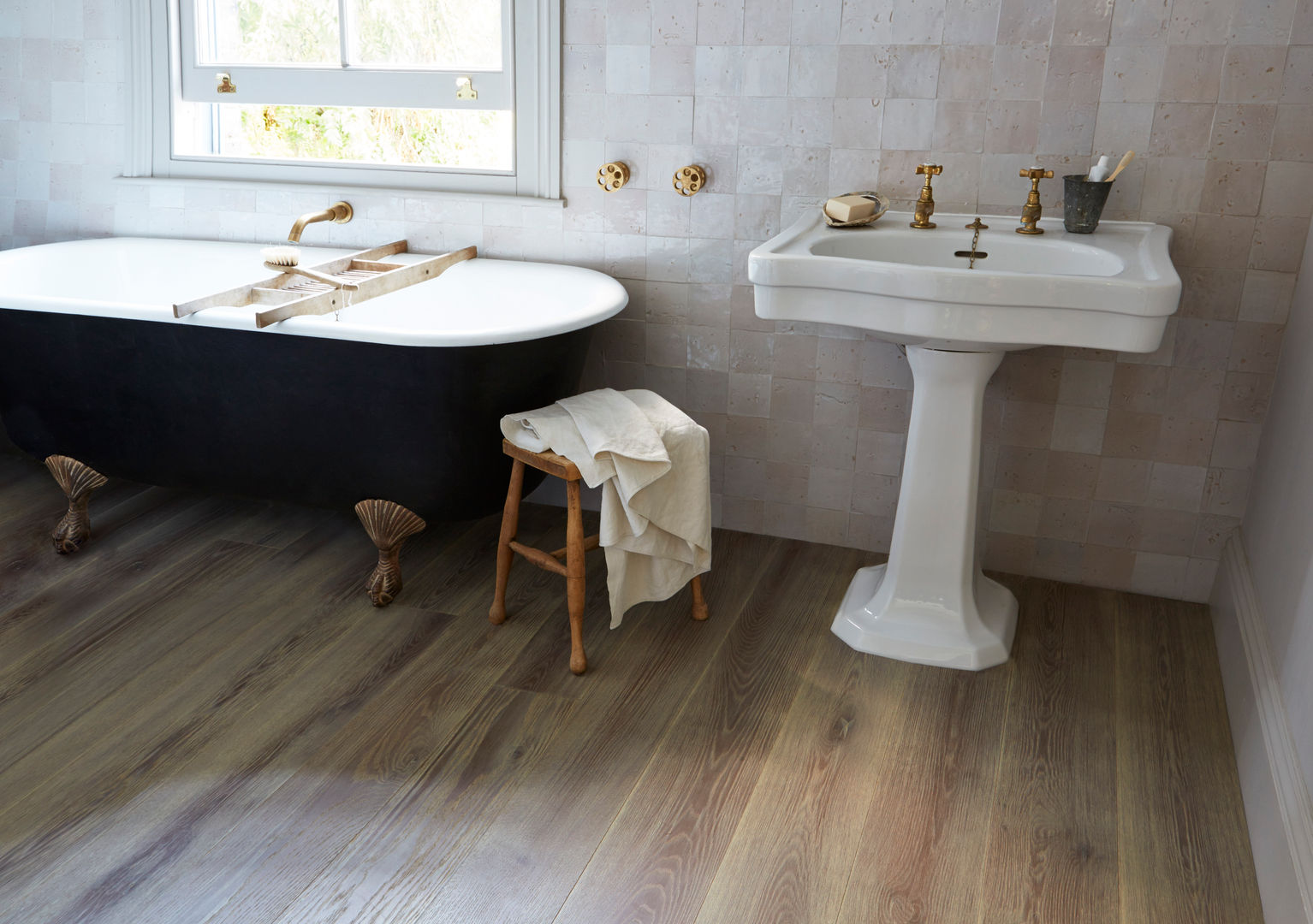 Antique Grey The Natural Wood Floor Company Murs & Sols classiques Bois Effet bois Revêtements de mur et de sol