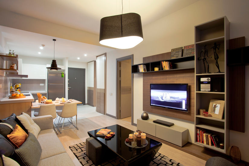 CCT 107 Project in Esenyurt, CCT INVESTMENTS CCT INVESTMENTS Modern living room