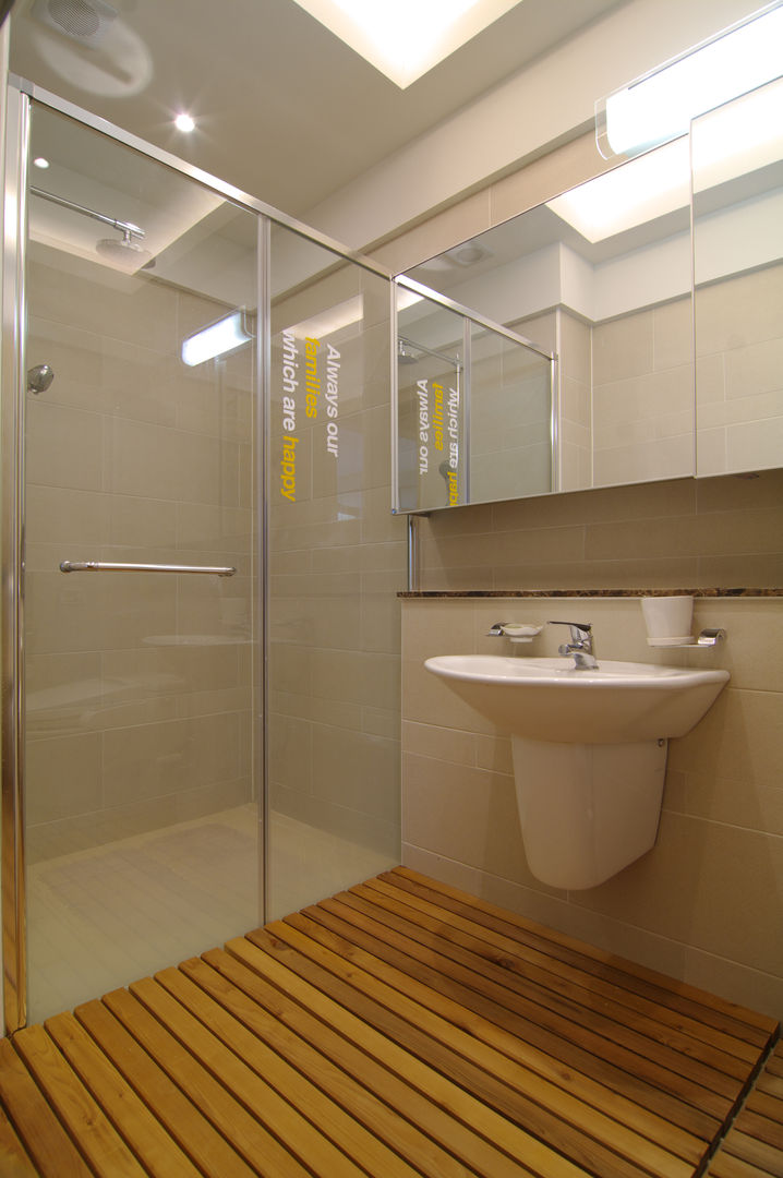 은평2지구 두산위브 42평형 , Design A3 Design A3 現代浴室設計點子、靈感&圖片
