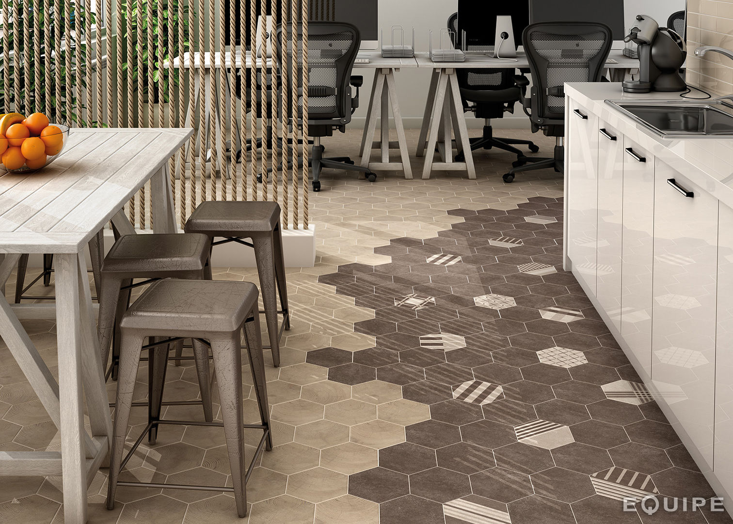 Hexatile Cement, Equipe Ceramicas Equipe Ceramicas Study/office