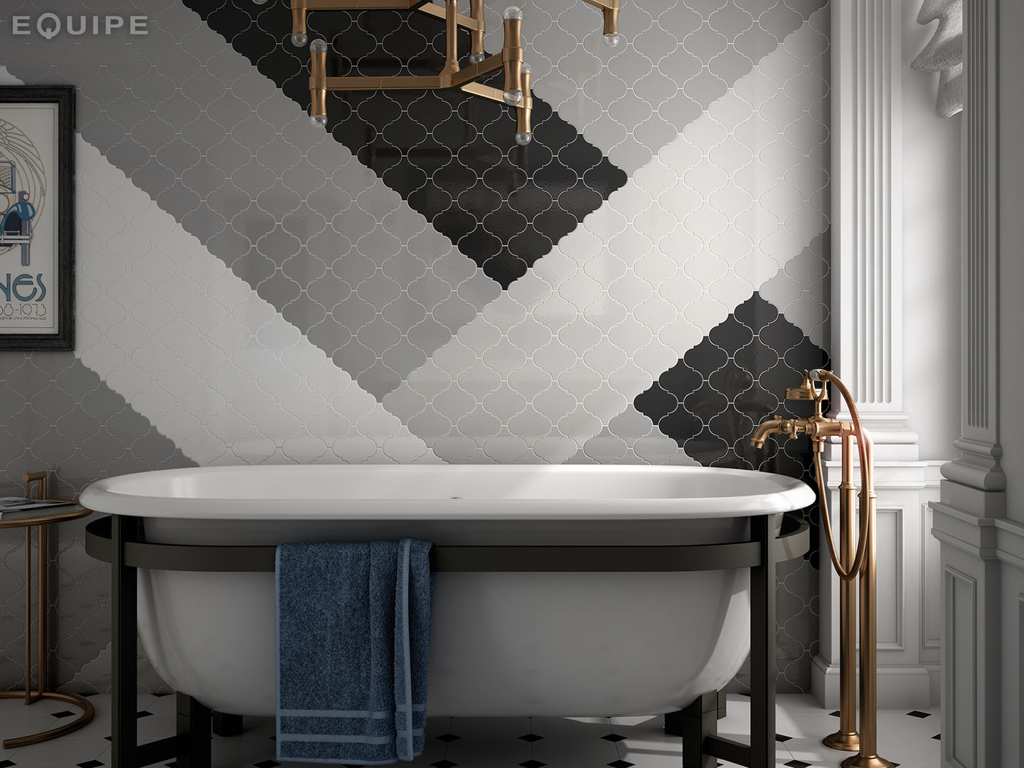 Scale Wall Tile, Equipe Ceramicas Equipe Ceramicas Akdeniz Banyo Seramik