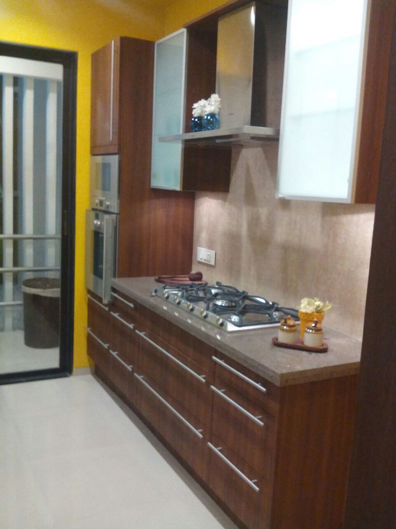 Residential Interior Project @ Mumbai, Nikneh studio Nikneh studio Eclectic style kitchen