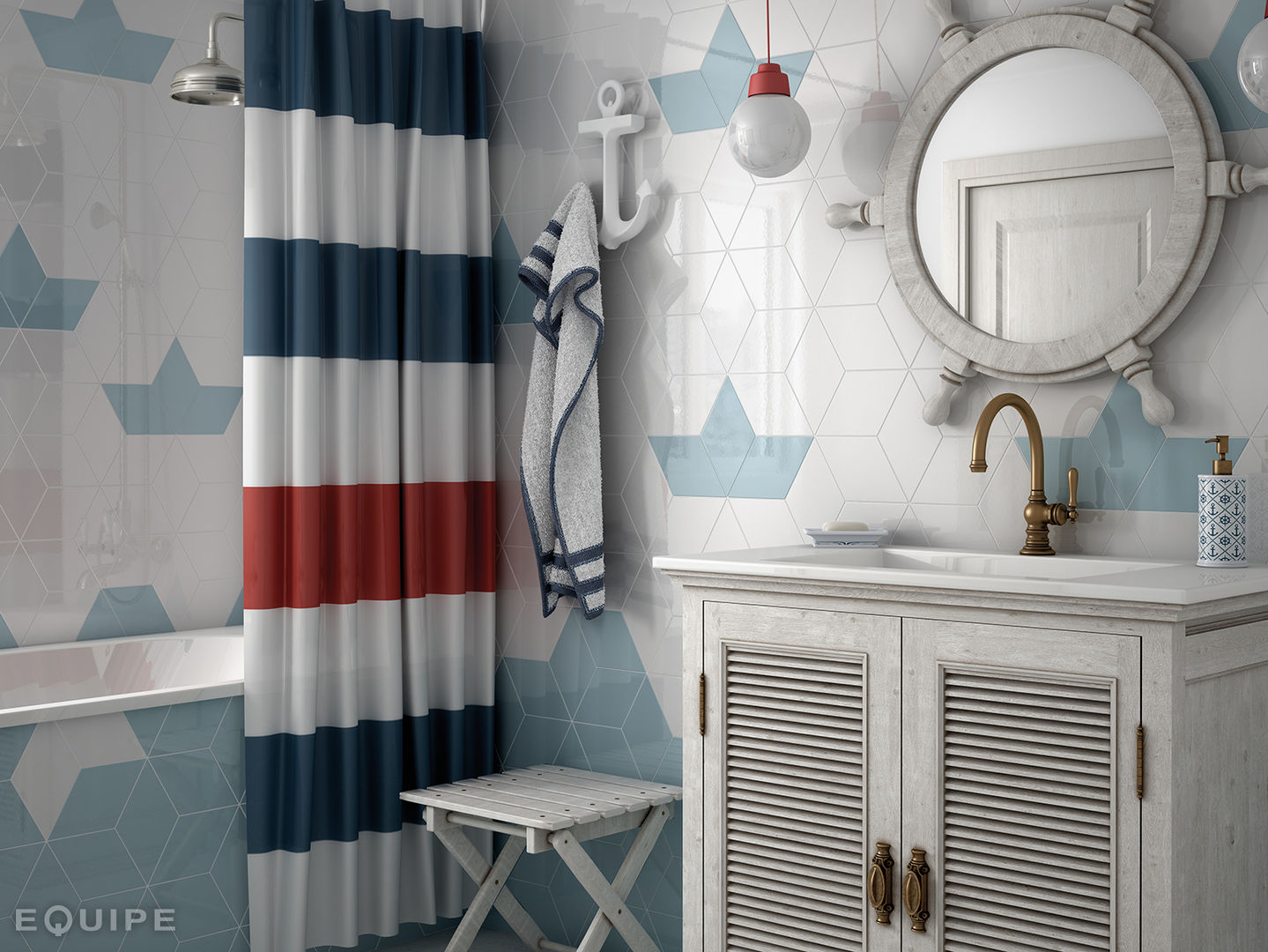 homify Bagno in stile mediterraneo Ceramica