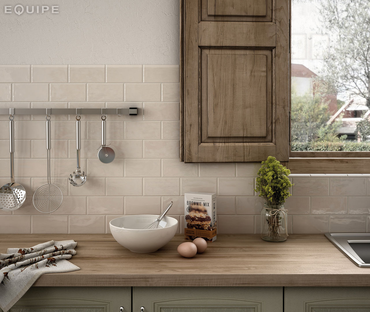 Cottage, Equipe Ceramicas Equipe Ceramicas Dapur Gaya Rustic Keramik