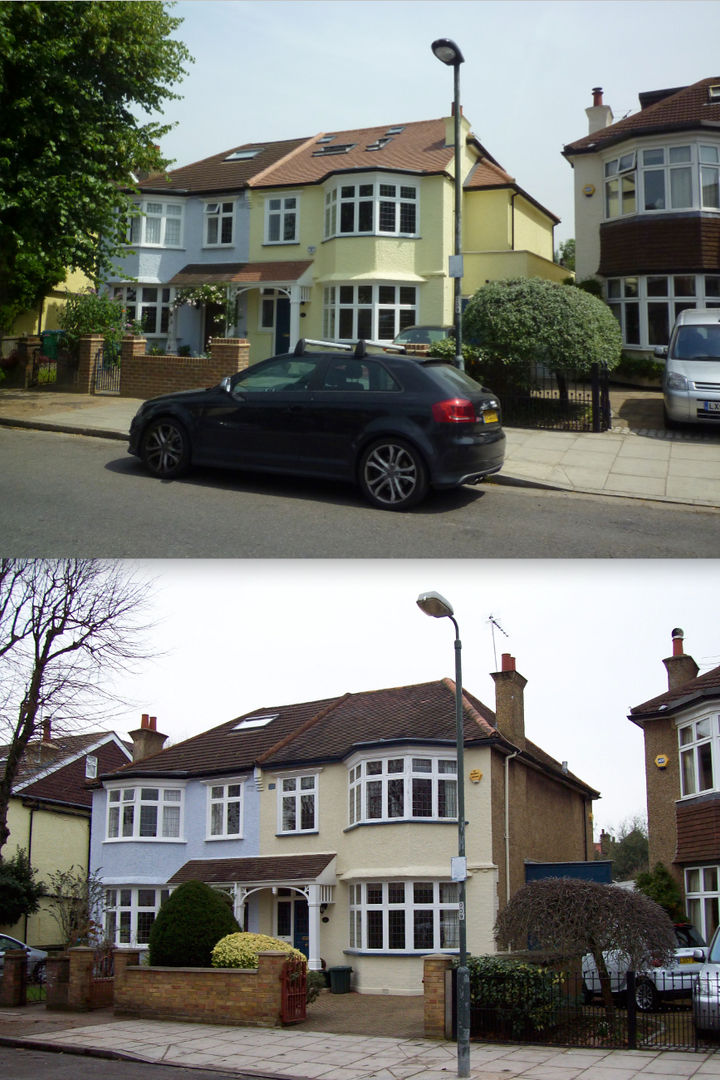 Before & After - front Paul Wiggins Architects