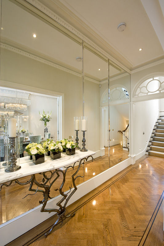 Hall at the Chester Street House Nash Baker Architects Ltd Classic style corridor, hallway and stairs