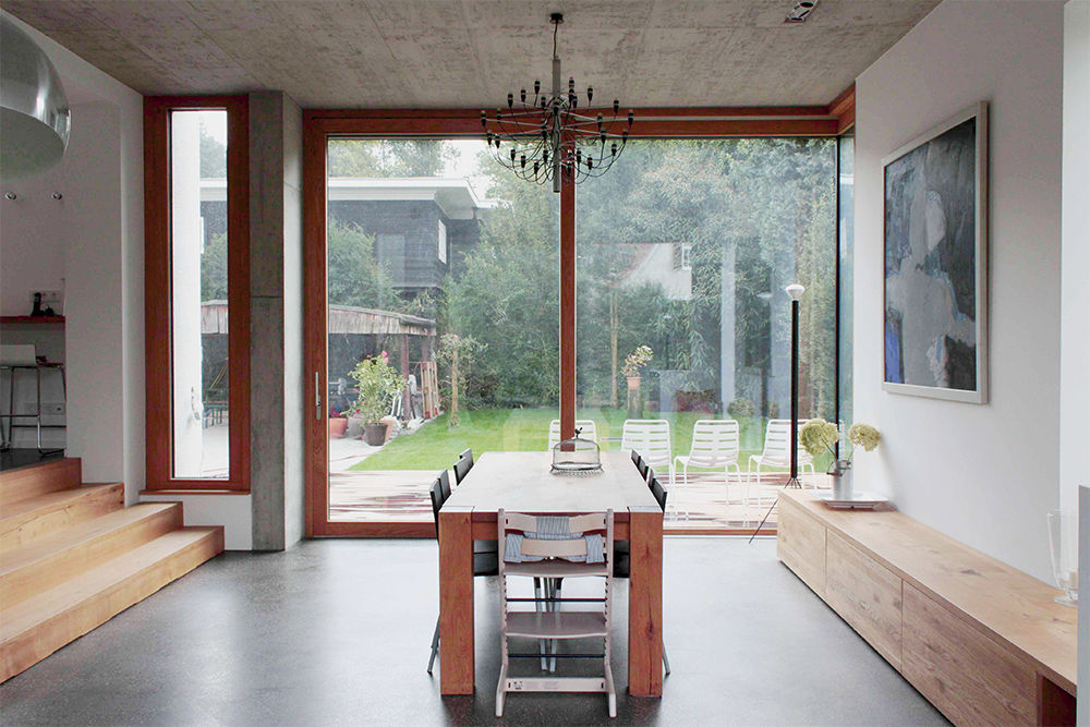 Haus L125, Holzerarchitekten Holzerarchitekten Modern dining room