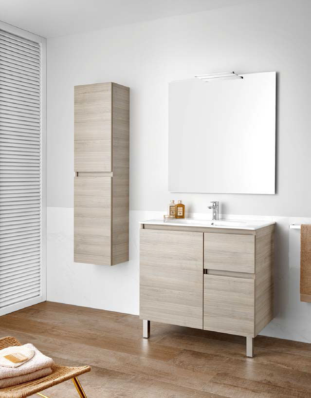 MUEBLE DE BAÑO PACK ANIMA DE ROCA Baño Decoración Baños de estilo moderno Lavamanos