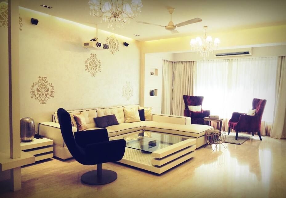 Sanghvi Residence, SwitchOver Studio SwitchOver Studio Modern living room