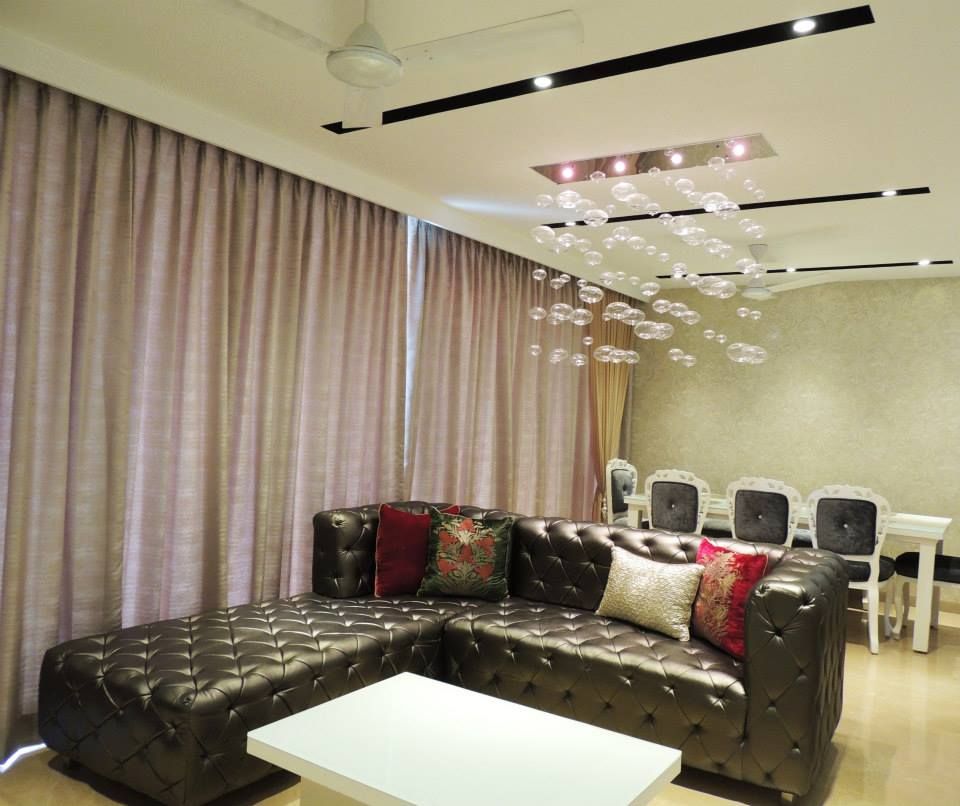 3bhk at Jogeshwari, SwitchOver Studio SwitchOver Studio モダンデザインの リビング