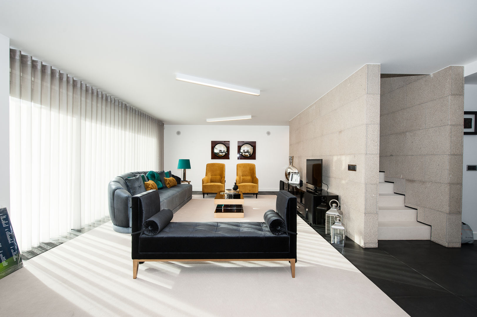 Casa Covelo , mioconcept mioconcept Minimalist living room