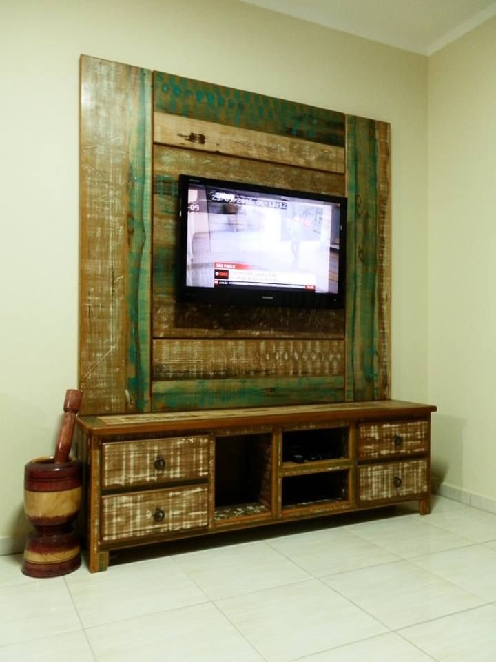 Móveis Rústicos e Demolição, Art's Rústicos Móveis Art's Rústicos Móveis Living room TV stands & cabinets