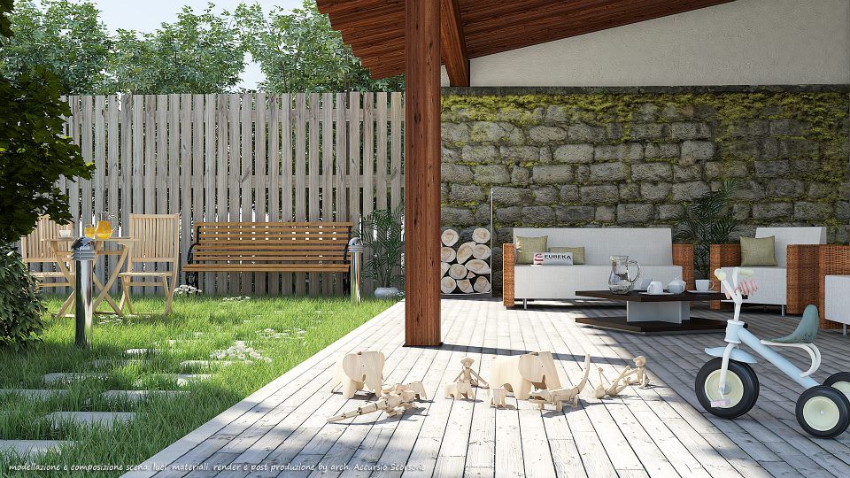 Project villa monofamiliare, Studio di Architettura Studio di Architettura Jardines minimalistas