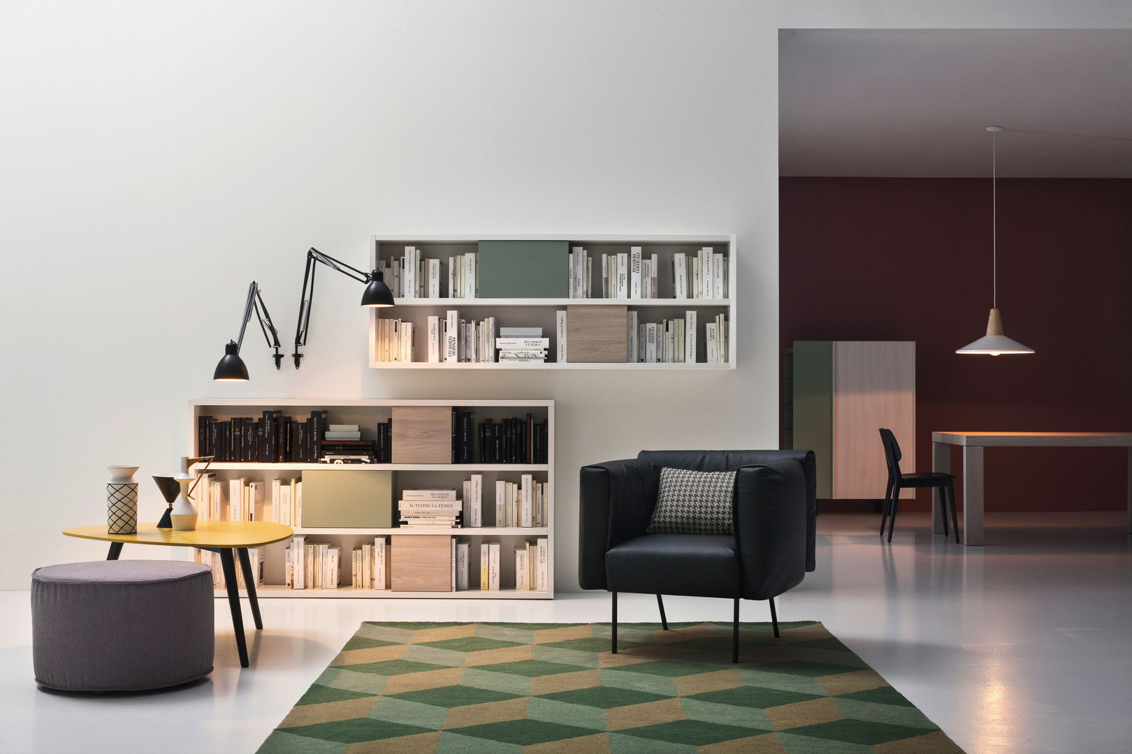 Wunderschöne Design Bücherregale, Livarea Livarea Ruang Studi/Kantor Modern Storage