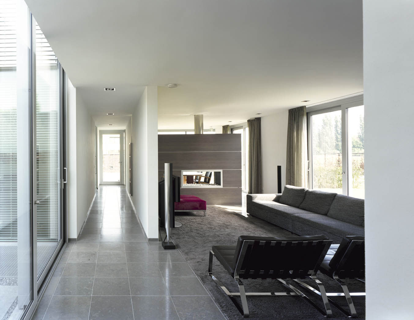 Moderne villa , Engelman Architecten BV Engelman Architecten BV モダンデザインの リビング