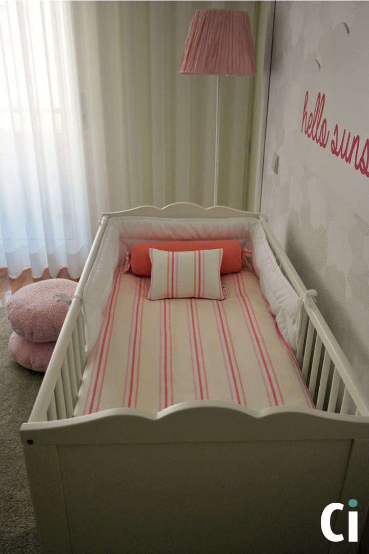 Quarto Bebé M, 2015 - Braga, Ci interior decor Ci interior decor Modern nursery/kids room