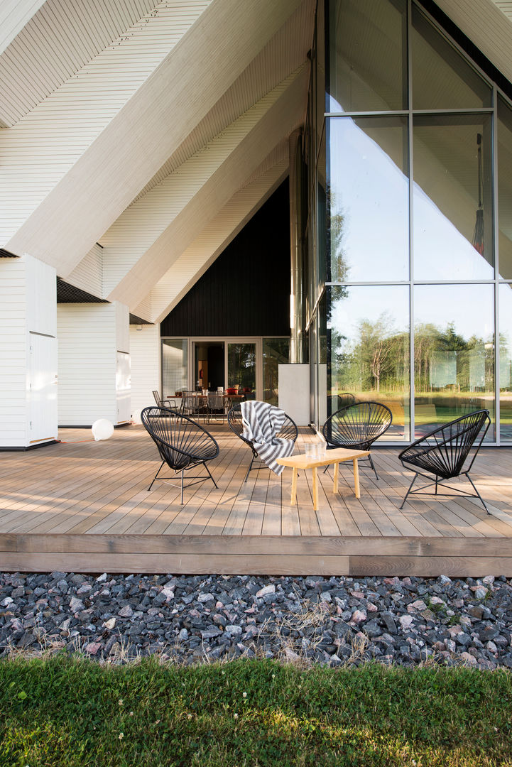 Hafengebäude an der Ostsee , Baltic Design Shop Baltic Design Shop Scandinavian style balcony, veranda & terrace