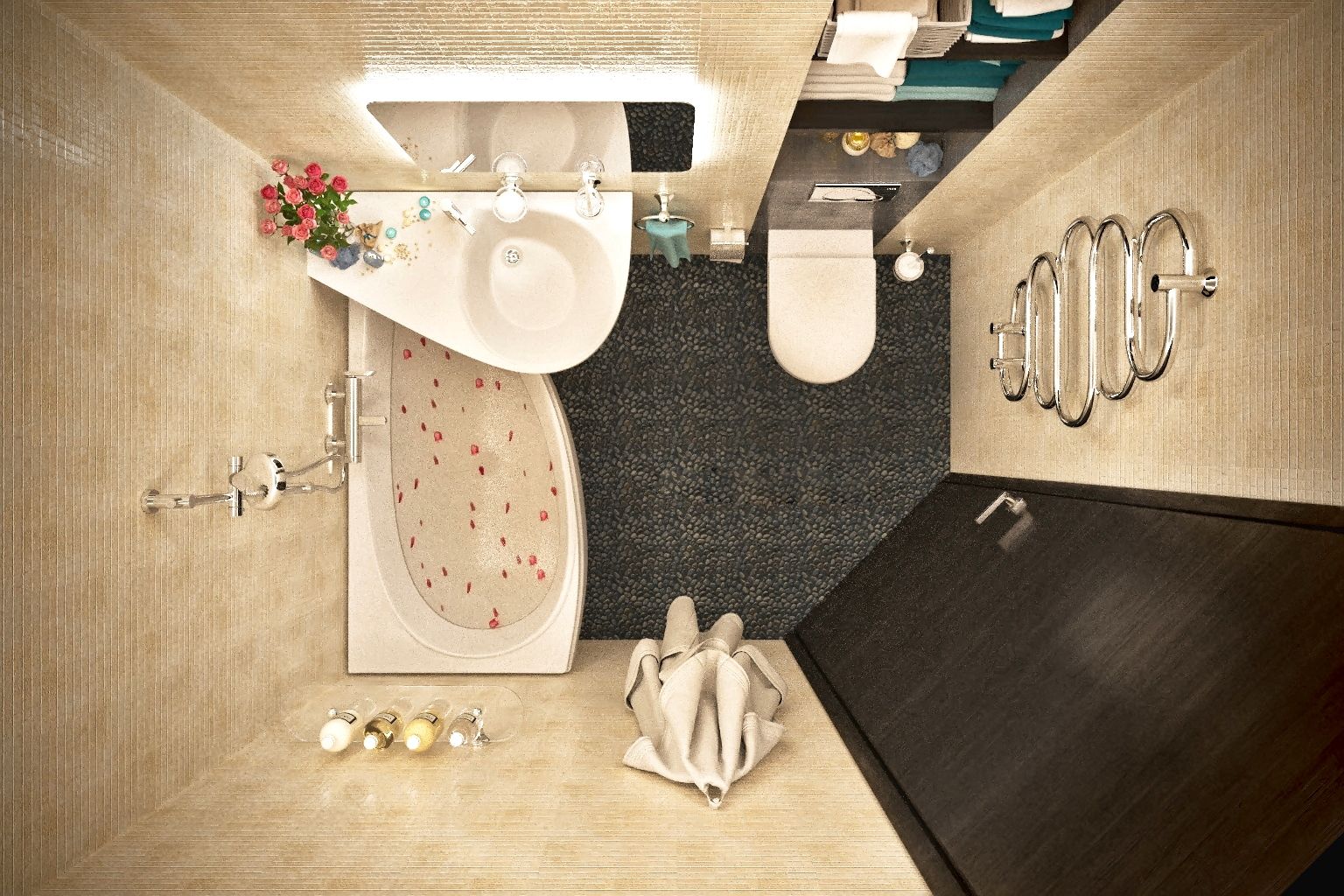 Элегантность эргономики, Lotos Design Lotos Design Baños modernos Piedra