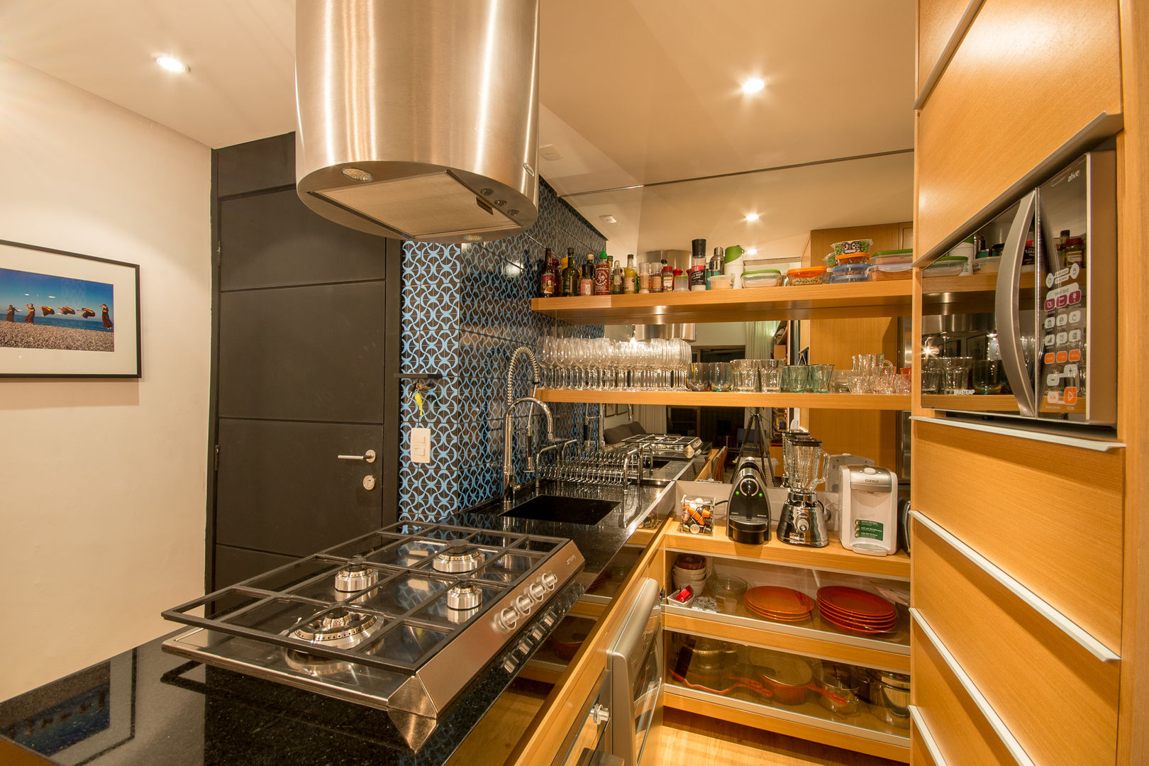 Apartamento Leopoldo, Sacada Sacada Modern kitchen