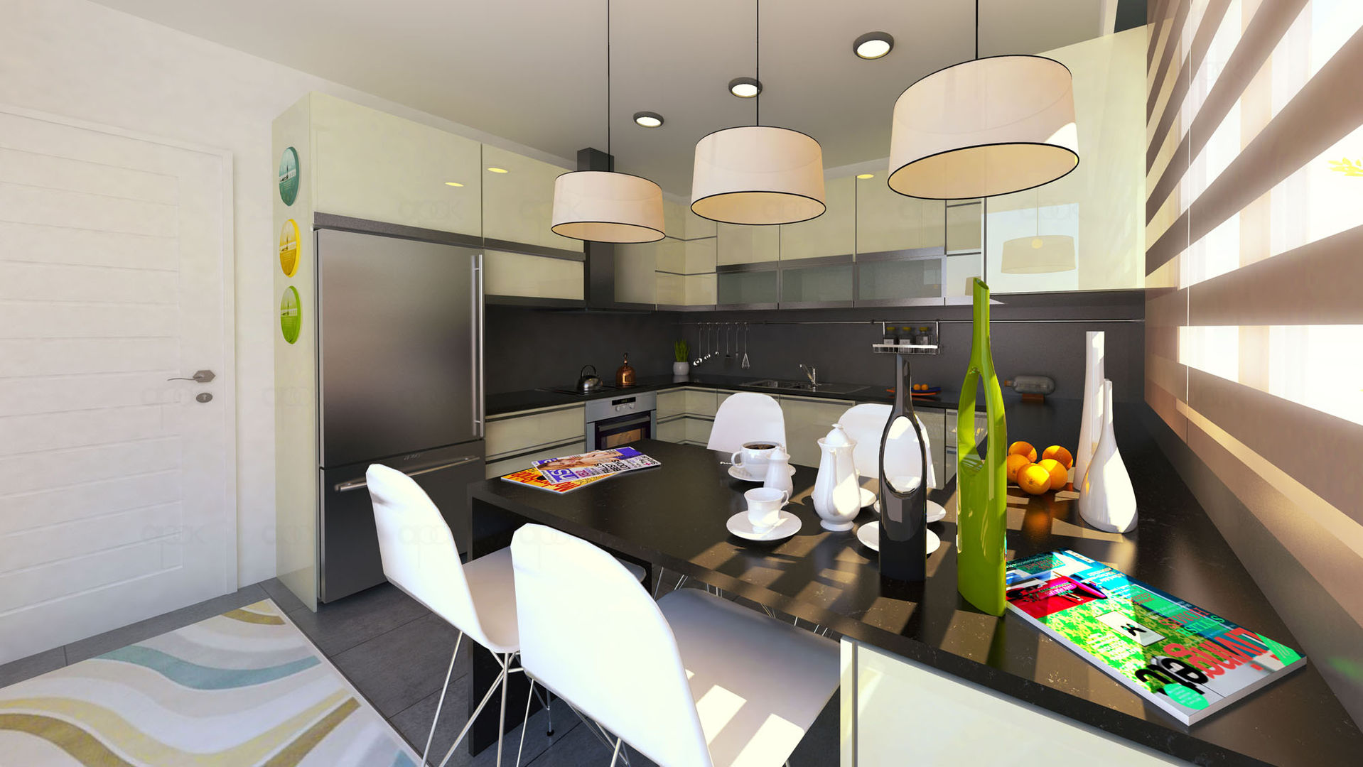 Sky Novita Kurtköy, apak mimarlık apak mimarlık Modern kitchen