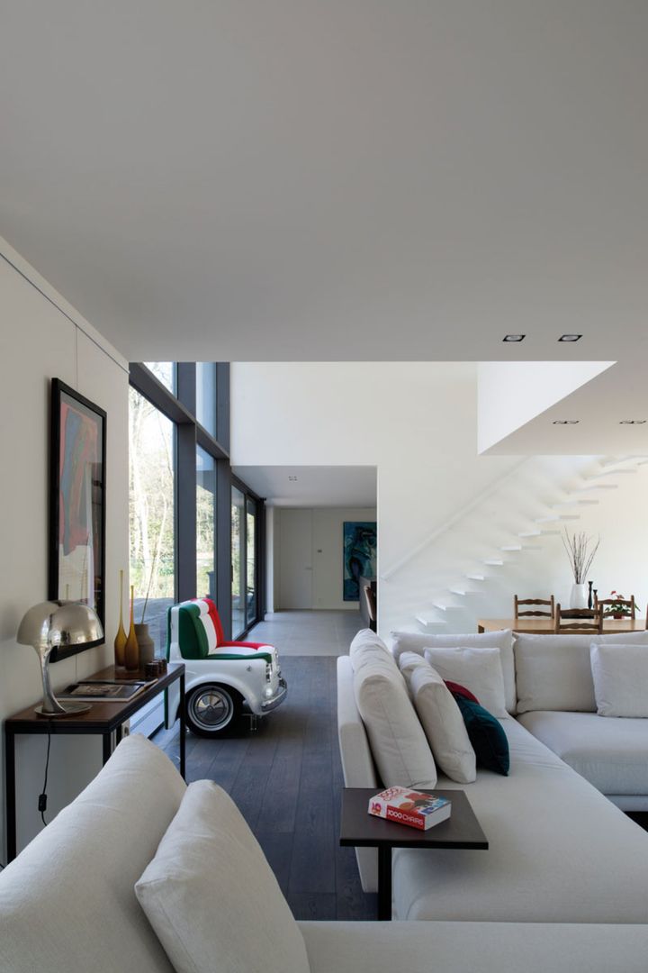 Project Summum Interiors, De Plankerij BVBA De Plankerij BVBA Modern Living Room