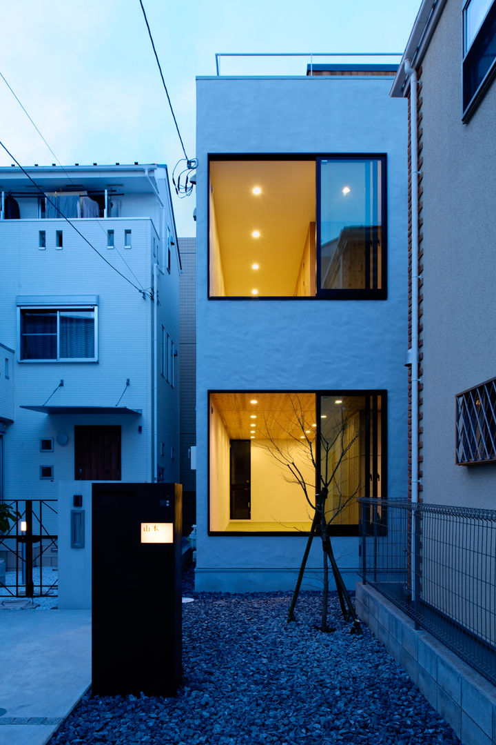 綱島の住宅, 山本晃之建築設計事務所 山本晃之建築設計事務所 Maisons minimalistes