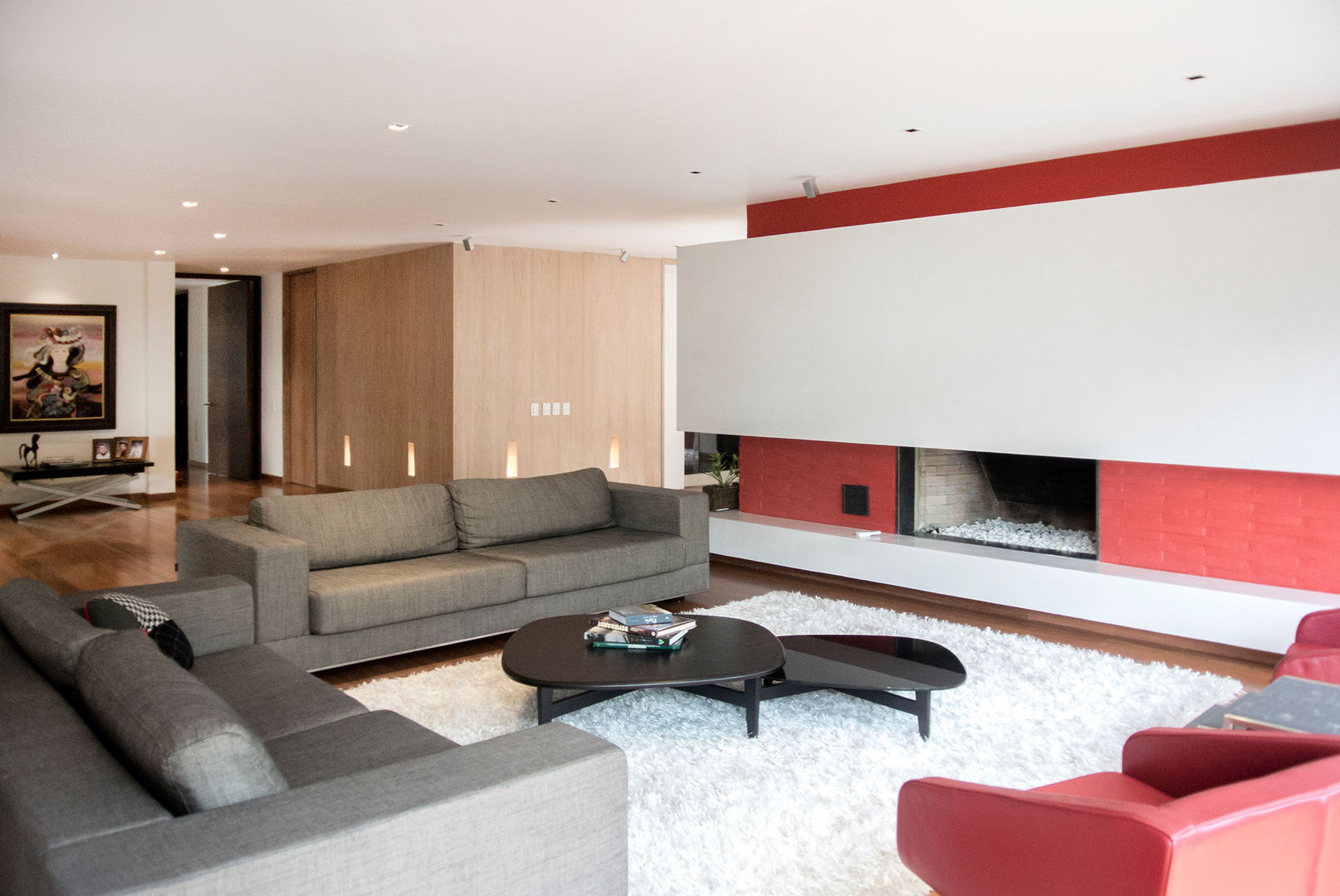 Apartamento Monteloma, KDF Arquitectura KDF Arquitectura 모던스타일 거실