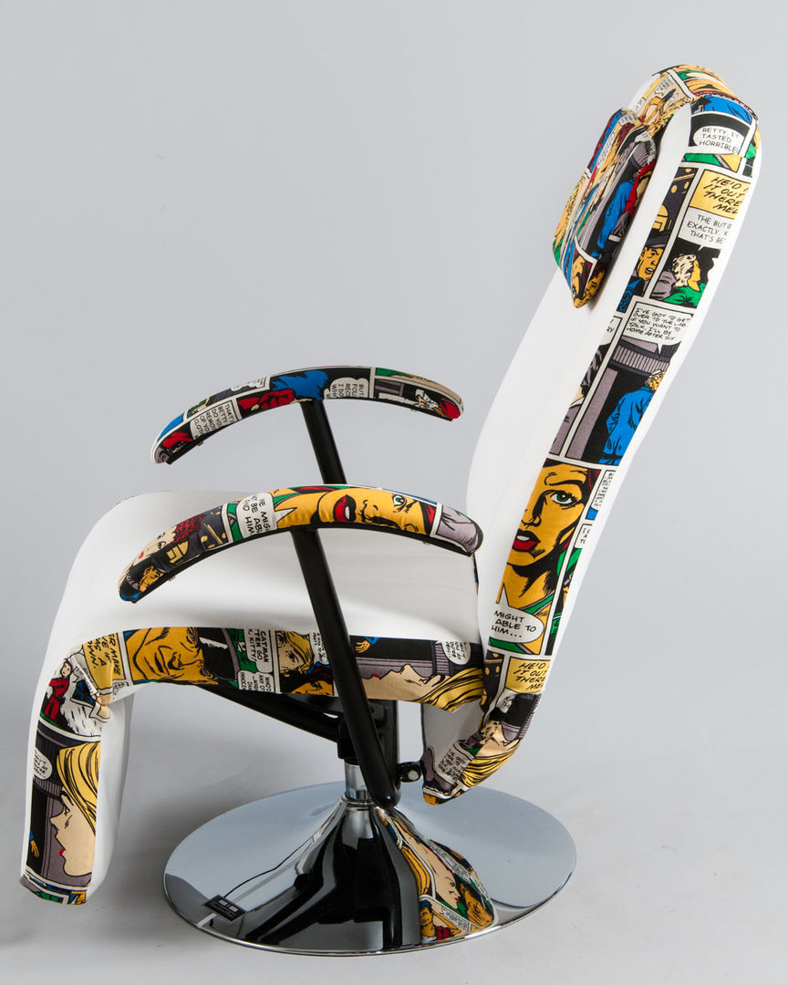 Sessel von Brüggemann & Barth, AB creative artist AB creative artist Salas de estilo moderno Textil Ámbar/Dorado Sofás y sillones