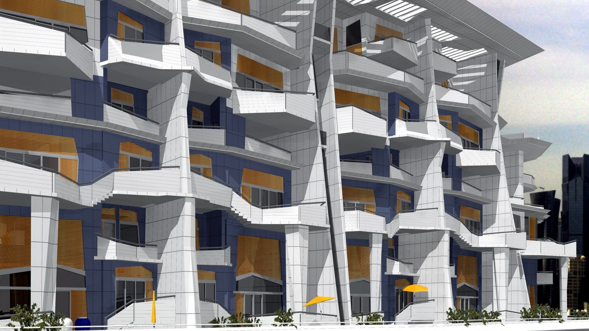 Urban Flats , organic Arts+Architecture organic Arts+Architecture Modern houses ایلومینیم / زنک