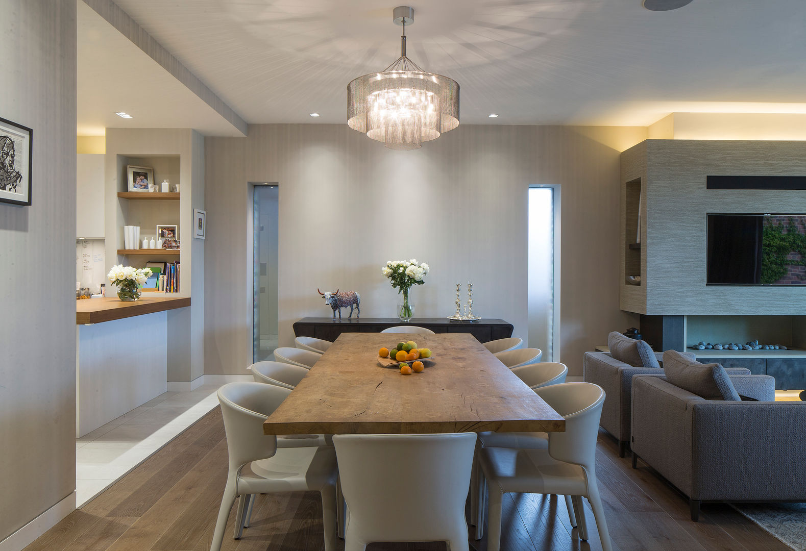 KSR Architects | Hampstead Village Home | Dining room homify モダンデザインの ダイニング