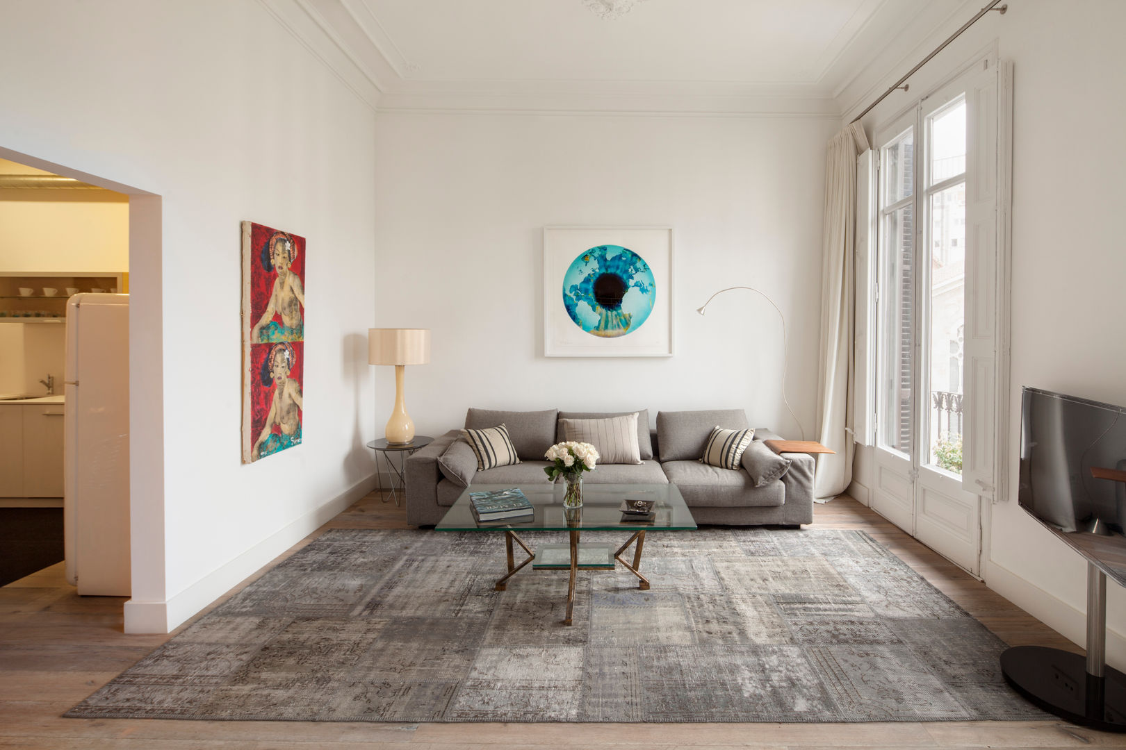 HOUSE IN THE CORNER, Alex Gasca, architects. Alex Gasca, architects. Living room