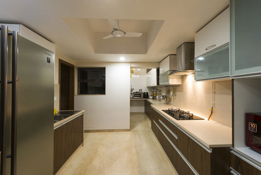 Agarwal Residence, Spaces and Design Spaces and Design Cozinhas modernas