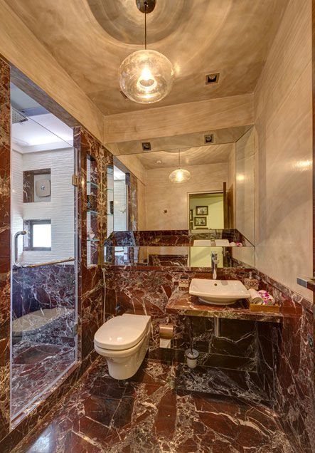Agarwal Residence, Spaces and Design Spaces and Design Modern bathroom