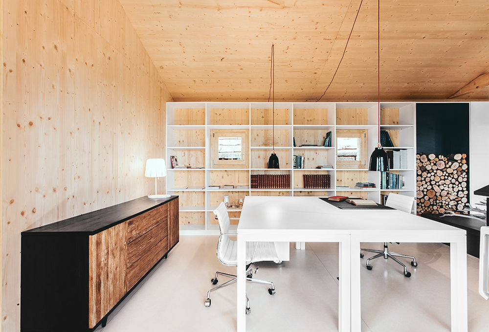 Casa estudio de madera, dom arquitectura dom arquitectura Study/office