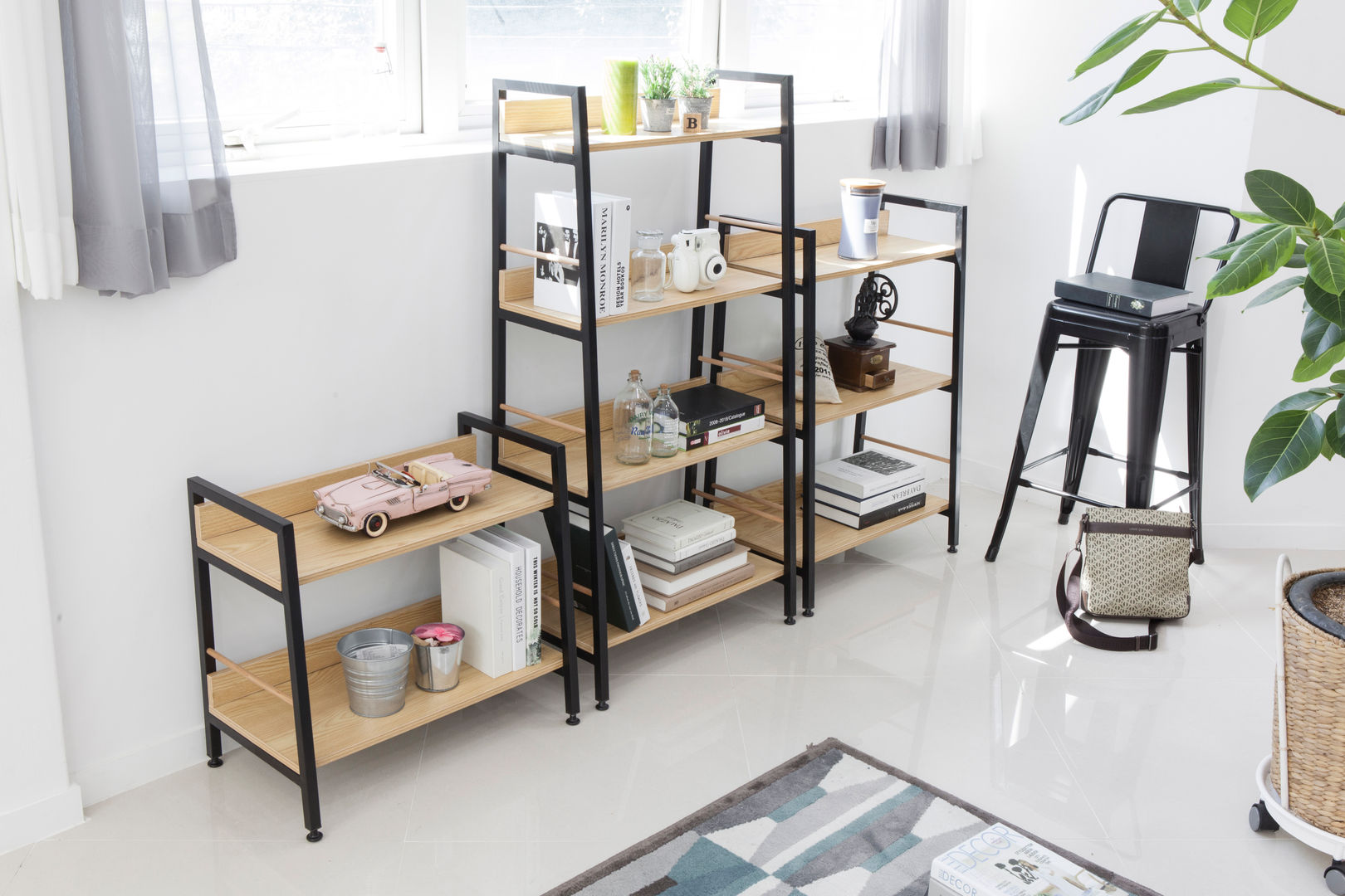 [Cafe앤라떼]크림라떼, 다니카가구 다니카가구 Study/office Cupboards & shelving